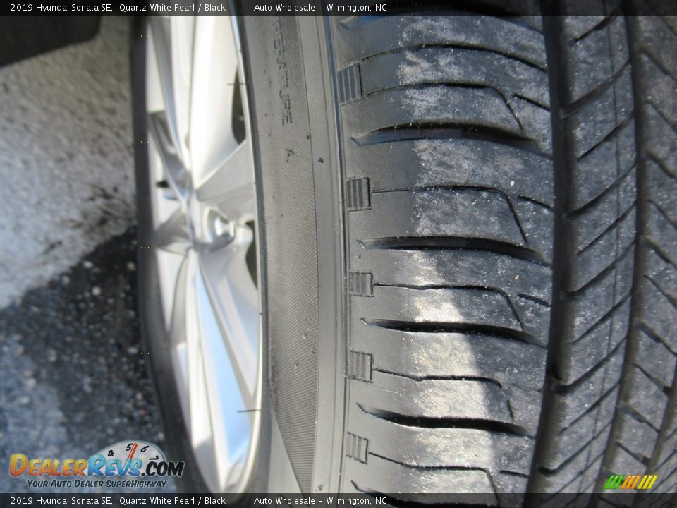 2019 Hyundai Sonata SE Quartz White Pearl / Black Photo #8