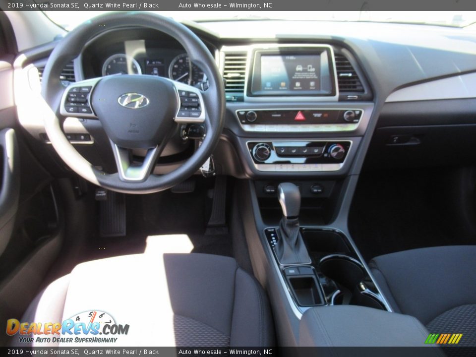 2019 Hyundai Sonata SE Quartz White Pearl / Black Photo #14