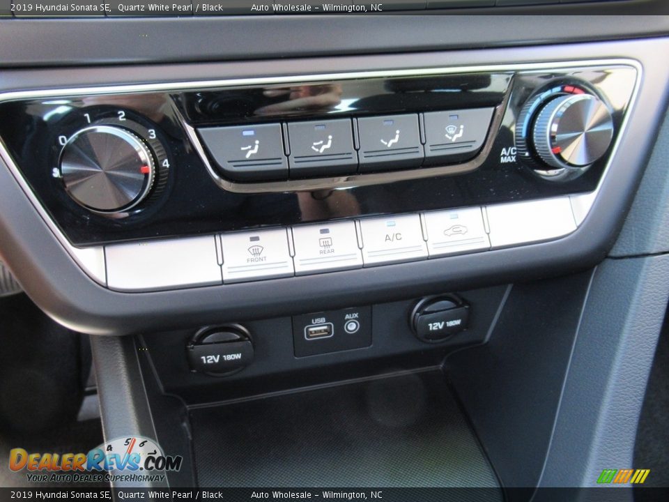 2019 Hyundai Sonata SE Quartz White Pearl / Black Photo #17