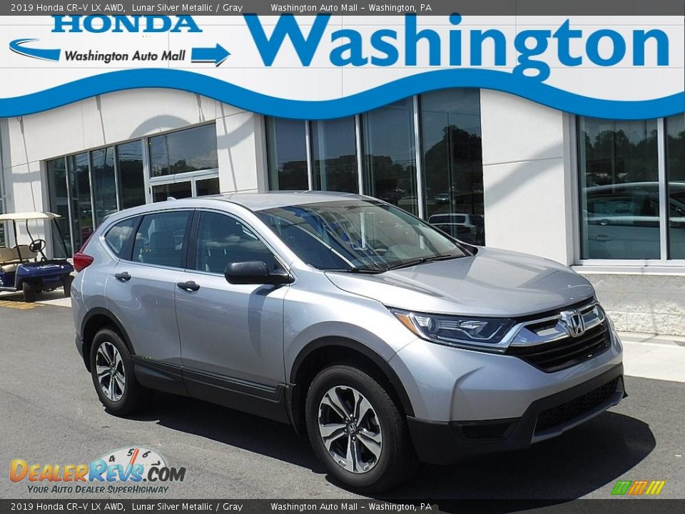 2019 Honda CR-V LX AWD Lunar Silver Metallic / Gray Photo #1