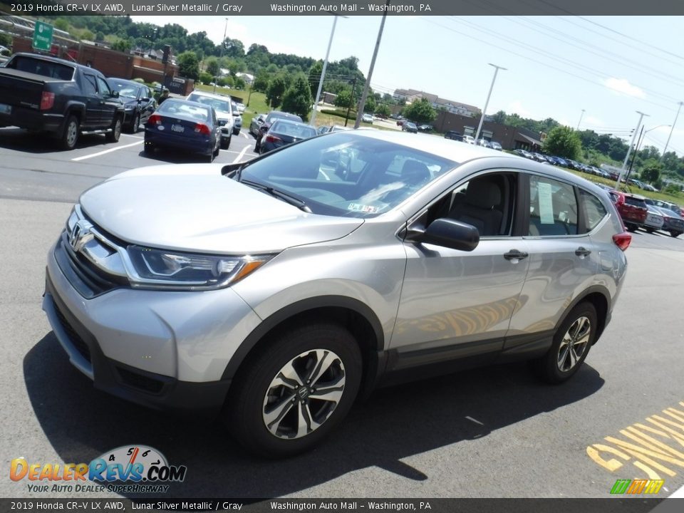 2019 Honda CR-V LX AWD Lunar Silver Metallic / Gray Photo #5