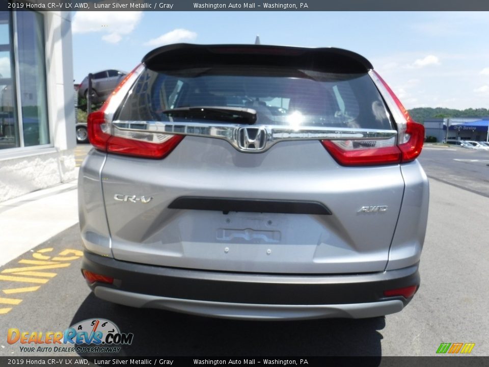 2019 Honda CR-V LX AWD Lunar Silver Metallic / Gray Photo #7