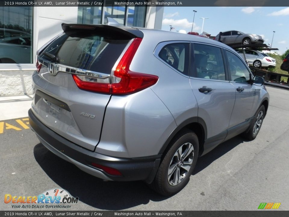 2019 Honda CR-V LX AWD Lunar Silver Metallic / Gray Photo #8