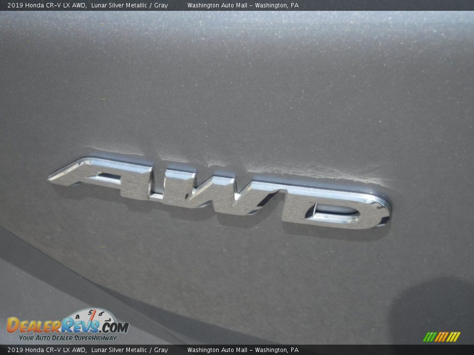 2019 Honda CR-V LX AWD Lunar Silver Metallic / Gray Photo #9