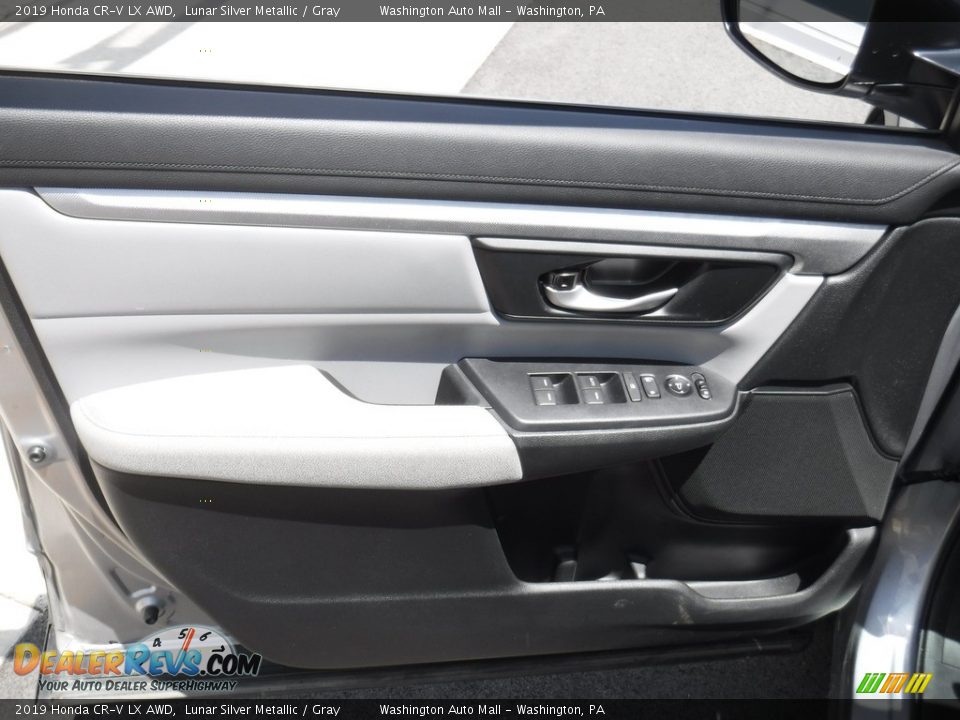 2019 Honda CR-V LX AWD Lunar Silver Metallic / Gray Photo #11