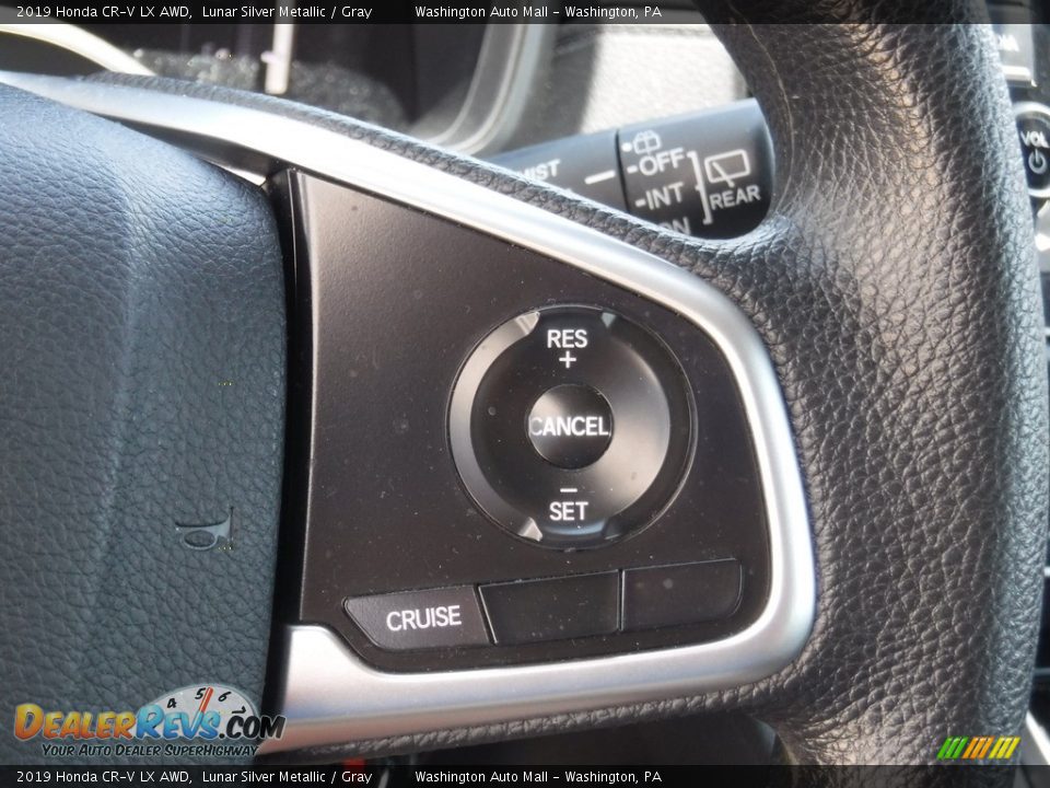2019 Honda CR-V LX AWD Lunar Silver Metallic / Gray Photo #16