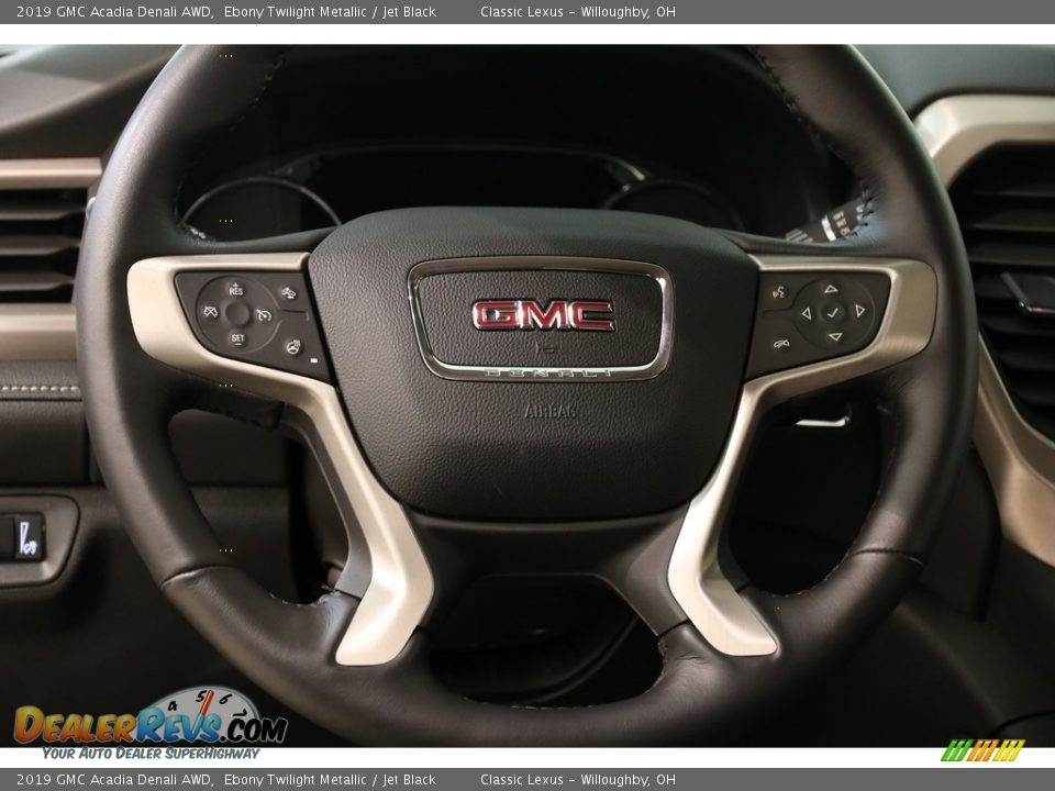 2019 GMC Acadia Denali AWD Ebony Twilight Metallic / Jet Black Photo #7