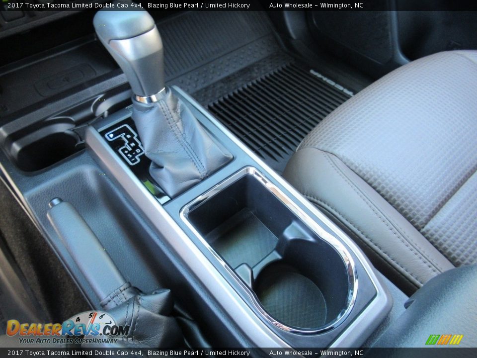 2017 Toyota Tacoma Limited Double Cab 4x4 Blazing Blue Pearl / Limited Hickory Photo #19