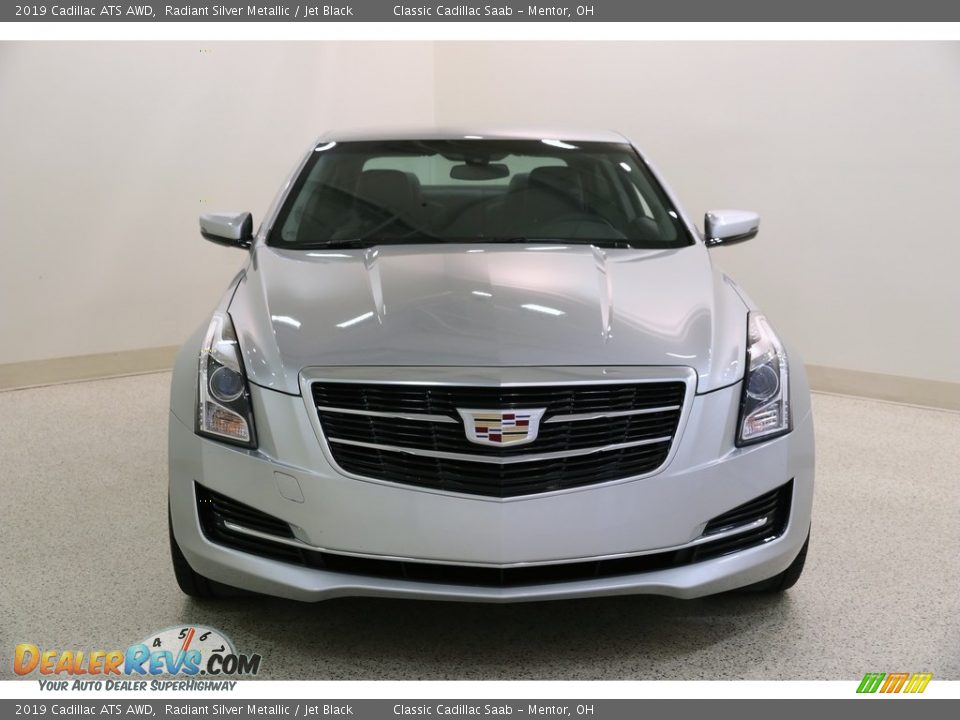 2019 Cadillac ATS AWD Radiant Silver Metallic / Jet Black Photo #2