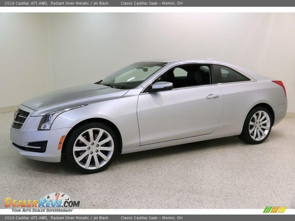 Radiant Silver Metallic 2019 Cadillac ATS AWD Photo #3