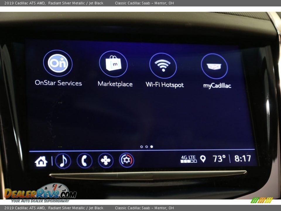 2019 Cadillac ATS AWD Radiant Silver Metallic / Jet Black Photo #15