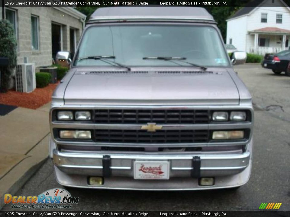 1995 Chevrolet Chevy Van G20 Passenger Conversion Gun Metal Metallic Beige Photo 7 0091