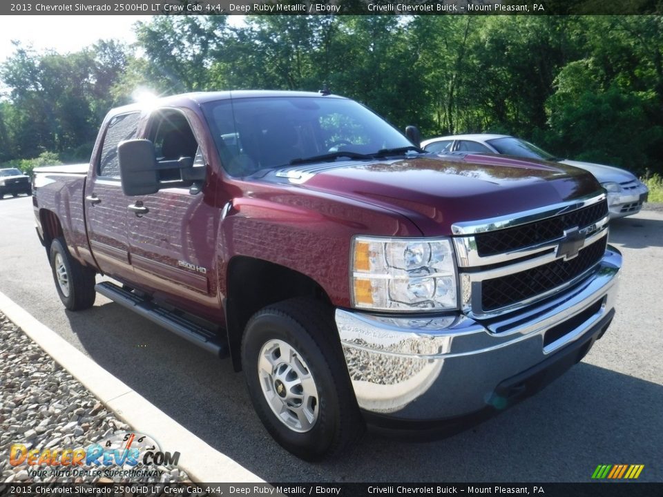 2013 Chevrolet Silverado 2500HD LT Crew Cab 4x4 Deep Ruby Metallic / Ebony Photo #7