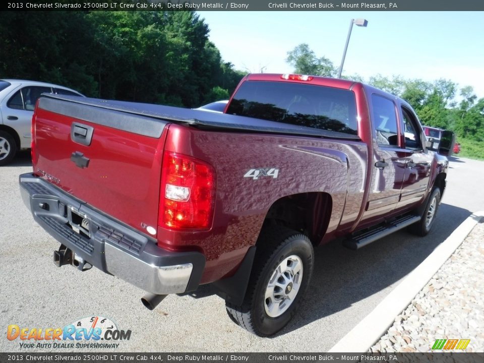 2013 Chevrolet Silverado 2500HD LT Crew Cab 4x4 Deep Ruby Metallic / Ebony Photo #8