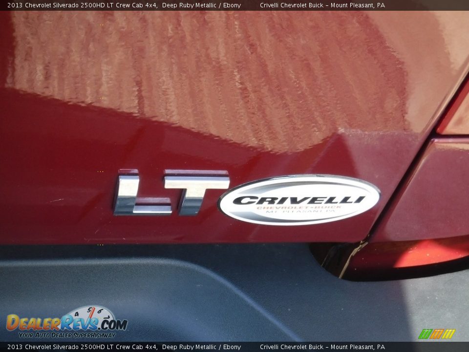 2013 Chevrolet Silverado 2500HD LT Crew Cab 4x4 Deep Ruby Metallic / Ebony Photo #10