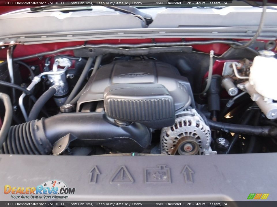 2013 Chevrolet Silverado 2500HD LT Crew Cab 4x4 Deep Ruby Metallic / Ebony Photo #13