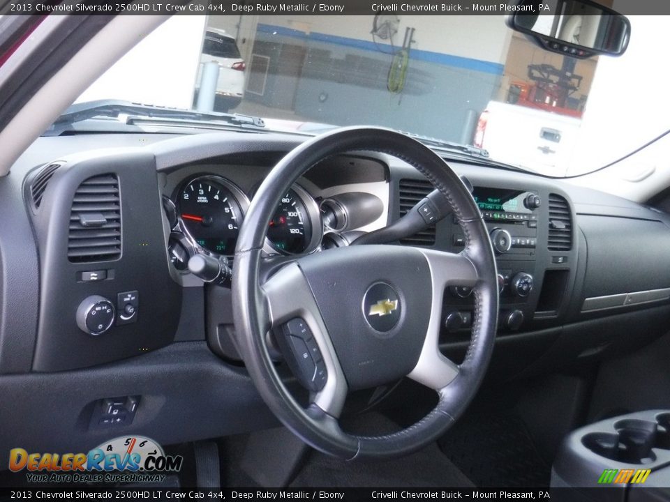 2013 Chevrolet Silverado 2500HD LT Crew Cab 4x4 Deep Ruby Metallic / Ebony Photo #14
