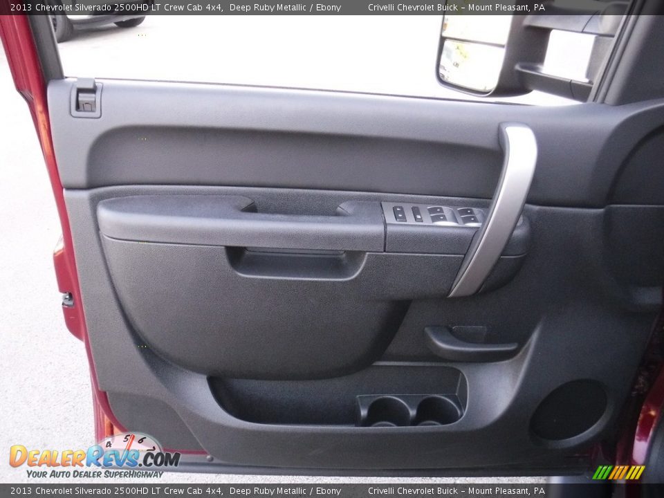 2013 Chevrolet Silverado 2500HD LT Crew Cab 4x4 Deep Ruby Metallic / Ebony Photo #16