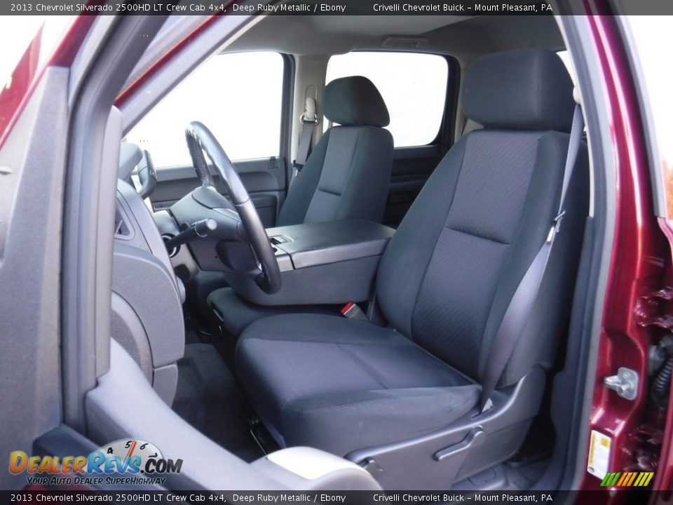 2013 Chevrolet Silverado 2500HD LT Crew Cab 4x4 Deep Ruby Metallic / Ebony Photo #17