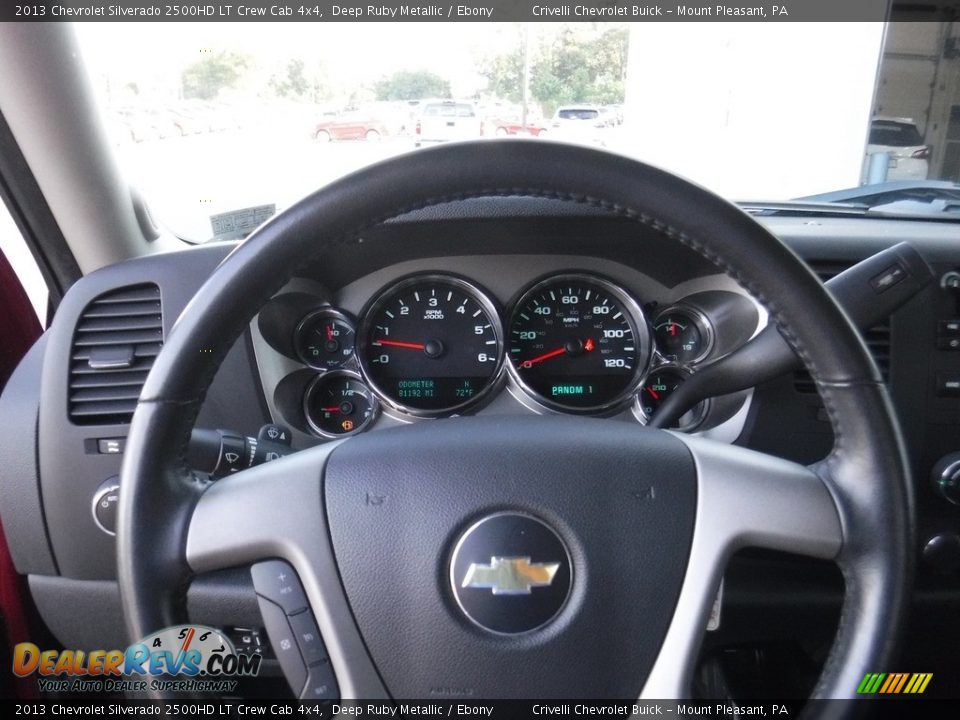 2013 Chevrolet Silverado 2500HD LT Crew Cab 4x4 Deep Ruby Metallic / Ebony Photo #24
