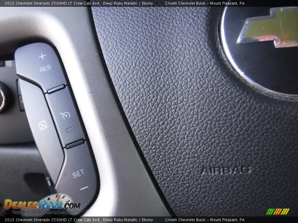2013 Chevrolet Silverado 2500HD LT Crew Cab 4x4 Deep Ruby Metallic / Ebony Photo #27