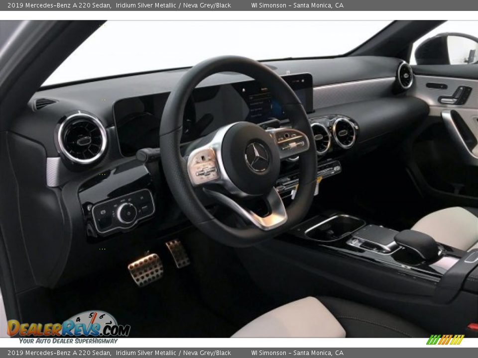 2019 Mercedes-Benz A 220 Sedan Iridium Silver Metallic / Neva Grey/Black Photo #4