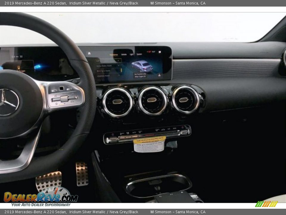 2019 Mercedes-Benz A 220 Sedan Iridium Silver Metallic / Neva Grey/Black Photo #6