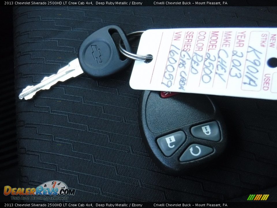 2013 Chevrolet Silverado 2500HD LT Crew Cab 4x4 Deep Ruby Metallic / Ebony Photo #32