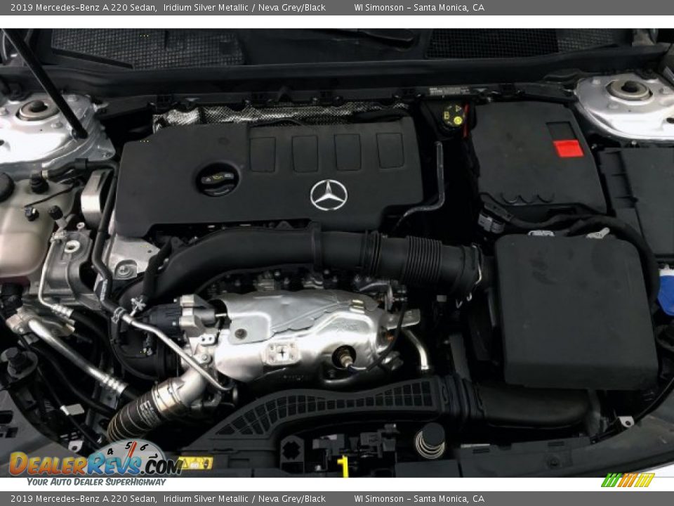 2019 Mercedes-Benz A 220 Sedan Iridium Silver Metallic / Neva Grey/Black Photo #8