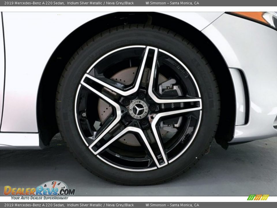 2019 Mercedes-Benz A 220 Sedan Iridium Silver Metallic / Neva Grey/Black Photo #9