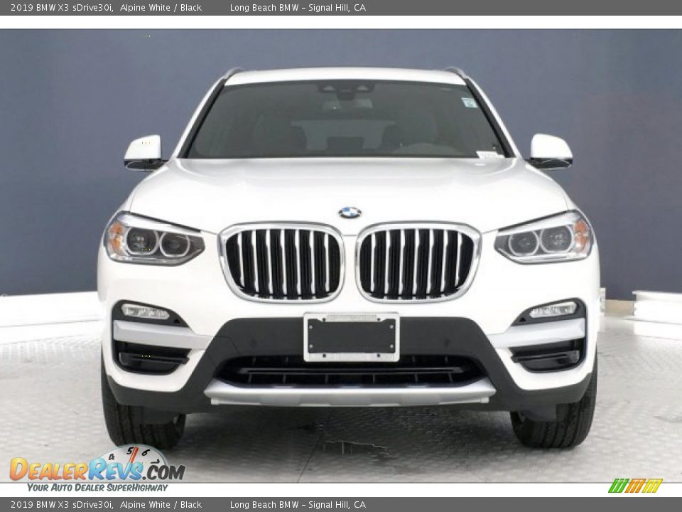 2019 BMW X3 sDrive30i Alpine White / Black Photo #2