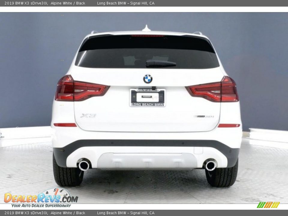 2019 BMW X3 sDrive30i Alpine White / Black Photo #3