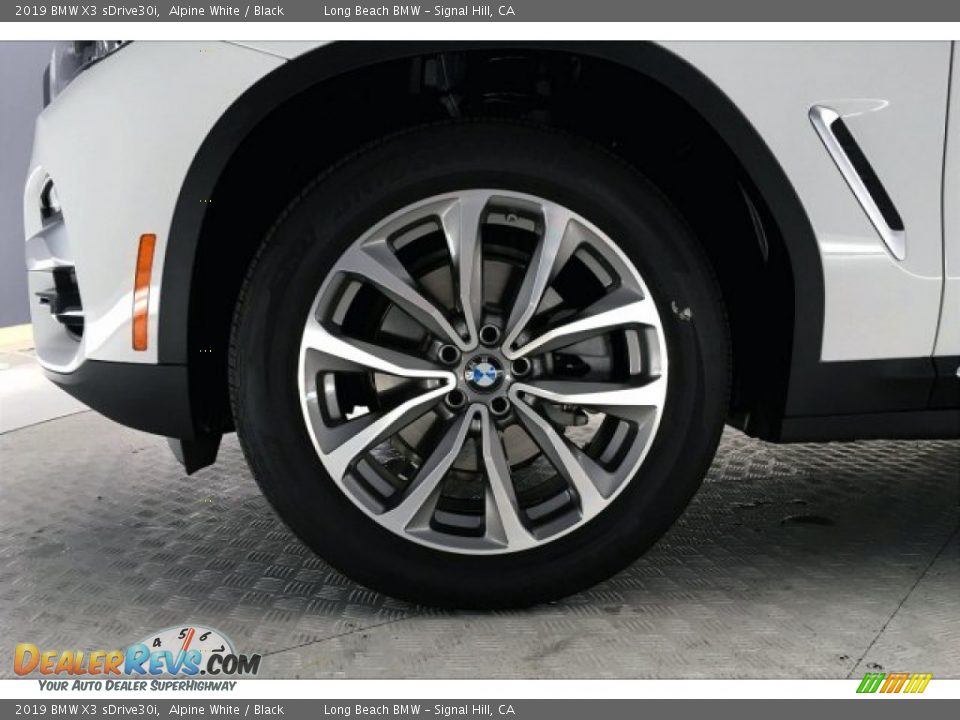 2019 BMW X3 sDrive30i Alpine White / Black Photo #8