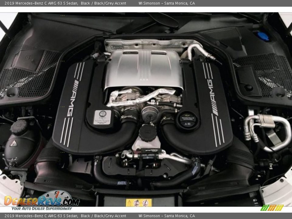 2019 Mercedes-Benz C AMG 63 S Sedan 4.0 Liter biturbo DOHC 32-Valve VVT V8 Engine Photo #8