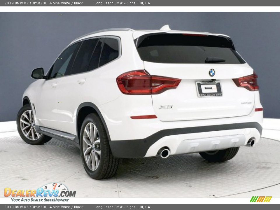 2019 BMW X3 sDrive30i Alpine White / Black Photo #10