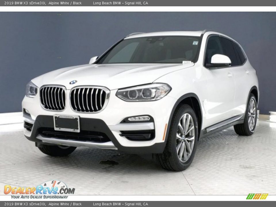 2019 BMW X3 sDrive30i Alpine White / Black Photo #12