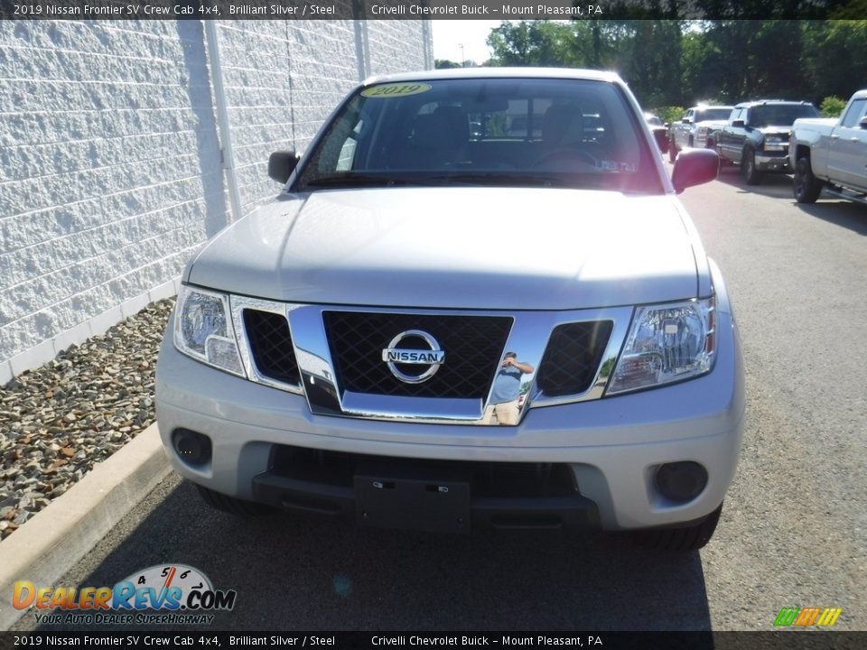 2019 Nissan Frontier SV Crew Cab 4x4 Brilliant Silver / Steel Photo #4