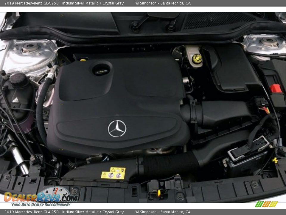 2019 Mercedes-Benz GLA 250 Iridium Silver Metallic / Crystal Grey Photo #8