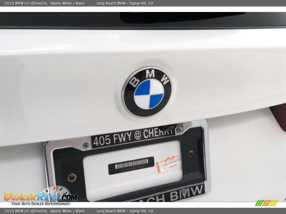 2019 BMW X3 sDrive30i Alpine White / Black Photo #23