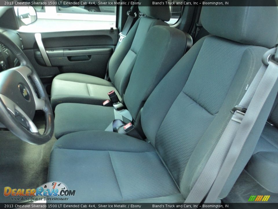 2013 Chevrolet Silverado 1500 LT Extended Cab 4x4 Silver Ice Metallic / Ebony Photo #9