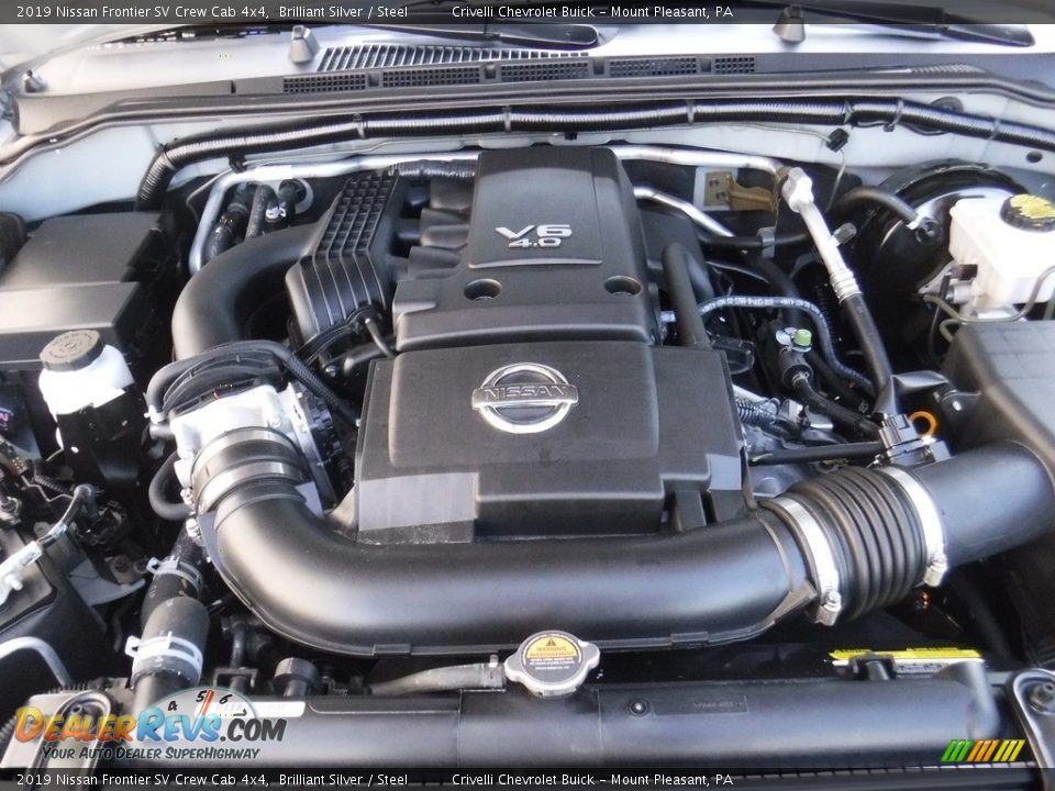 2019 Nissan Frontier SV Crew Cab 4x4 4.0 Liter DOHC 24-Valve CVTCS V6 Engine Photo #12