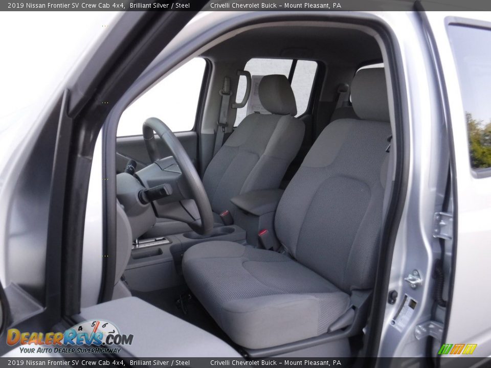 2019 Nissan Frontier SV Crew Cab 4x4 Brilliant Silver / Steel Photo #15