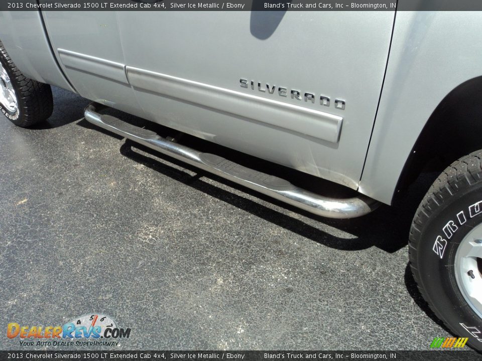 2013 Chevrolet Silverado 1500 LT Extended Cab 4x4 Silver Ice Metallic / Ebony Photo #28