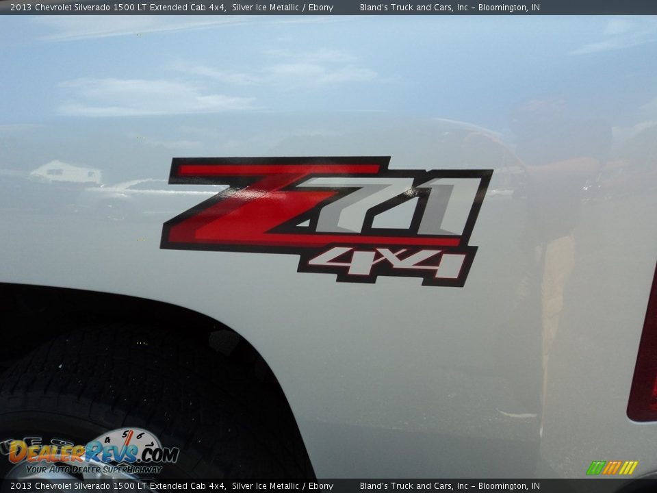 2013 Chevrolet Silverado 1500 LT Extended Cab 4x4 Silver Ice Metallic / Ebony Photo #33
