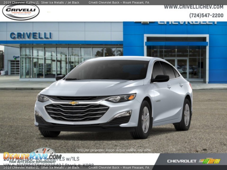 2019 Chevrolet Malibu LS Silver Ice Metallic / Jet Black Photo #1