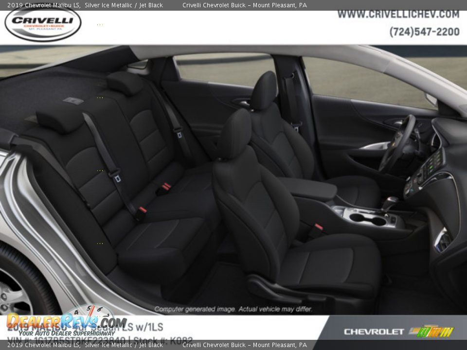 2019 Chevrolet Malibu LS Silver Ice Metallic / Jet Black Photo #6