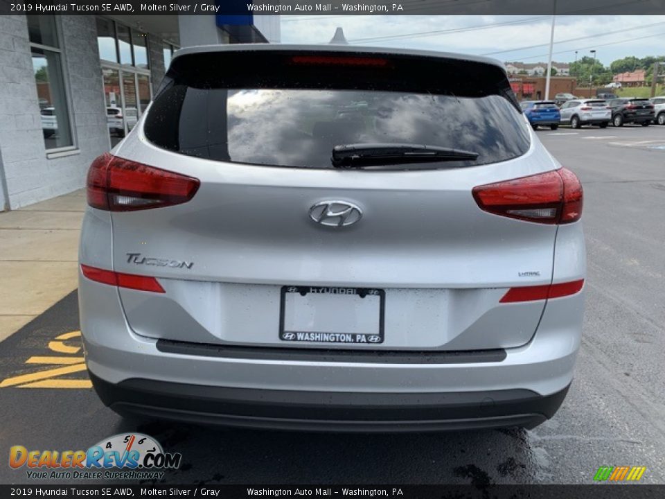 2019 Hyundai Tucson SE AWD Molten Silver / Gray Photo #5
