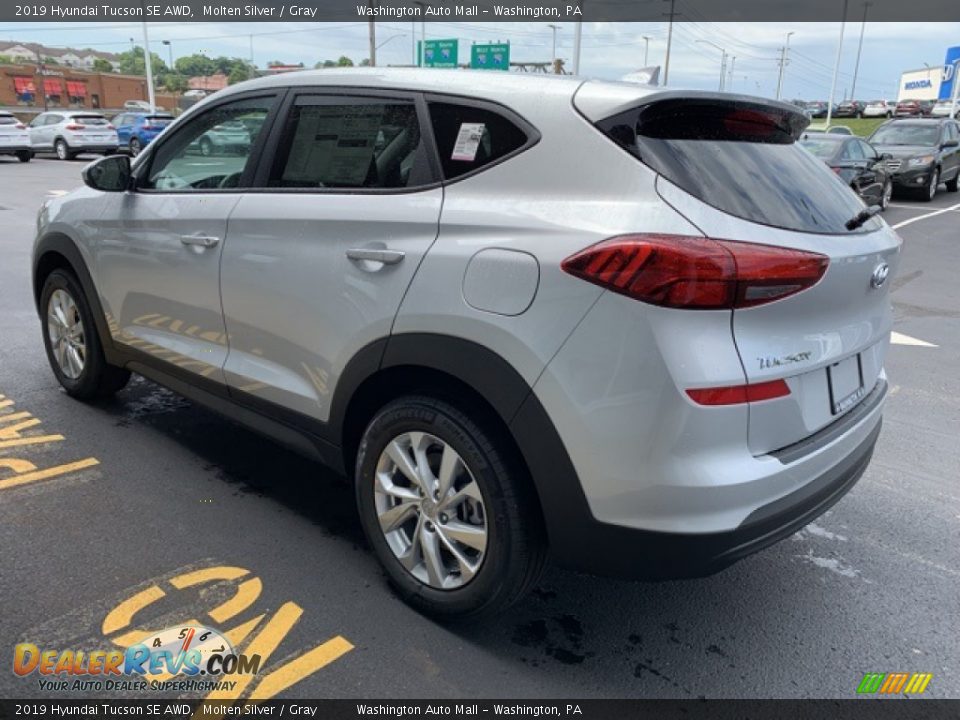 2019 Hyundai Tucson SE AWD Molten Silver / Gray Photo #6