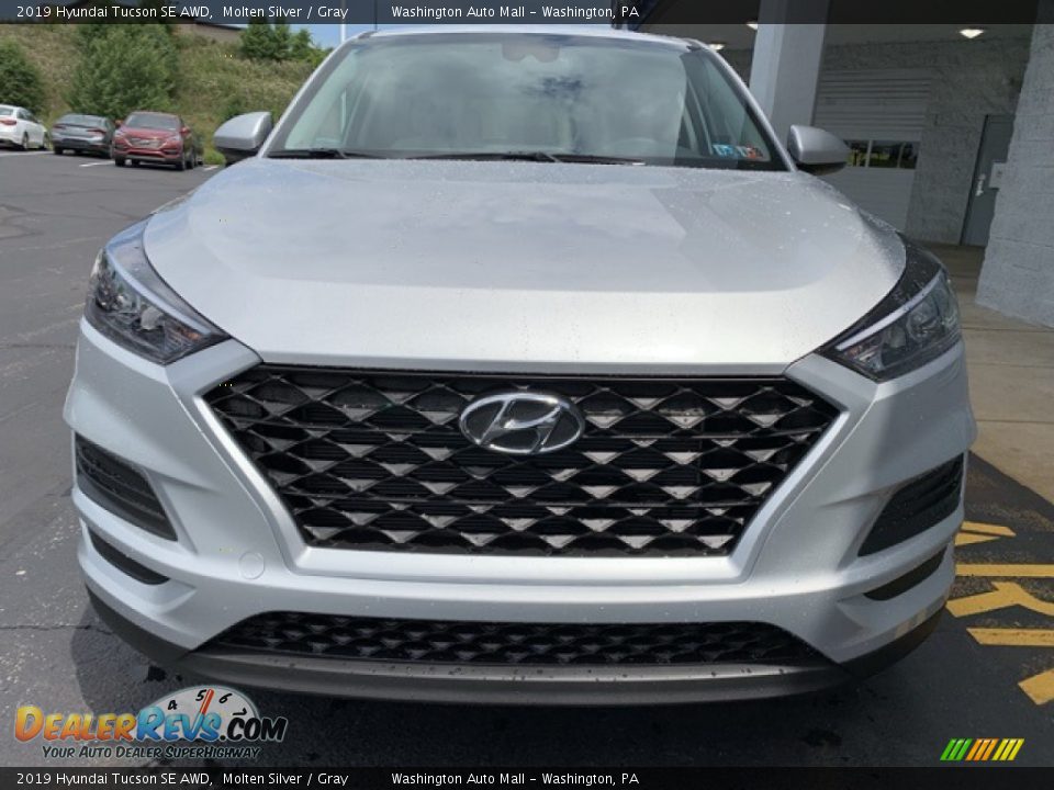 2019 Hyundai Tucson SE AWD Molten Silver / Gray Photo #8