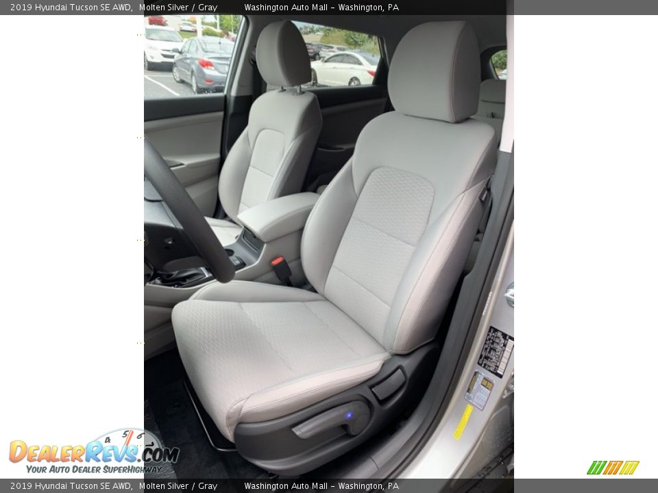 2019 Hyundai Tucson SE AWD Molten Silver / Gray Photo #15